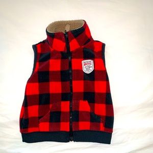 Carters Buffalo Plaid Baby Toddler Vest